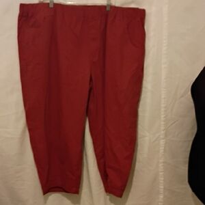 Universal Thread Women's Rust Color Trousers, with Elastic Waist Size 3X